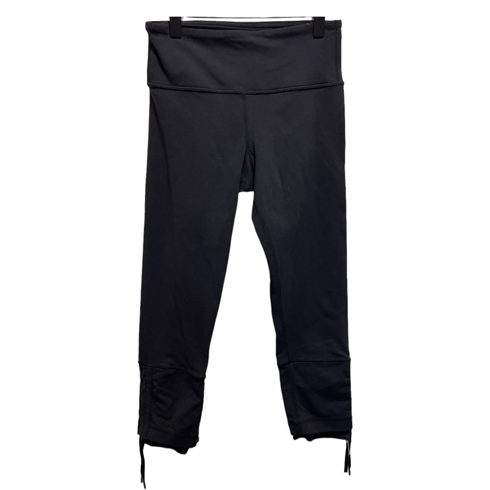 Lululemon Black Cropped Leggings Size 4